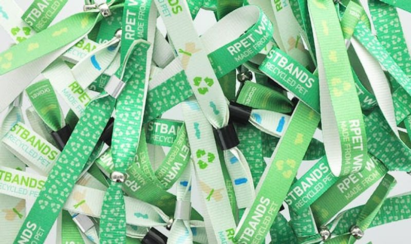 Armbånd resirkulert tekstil 100stk