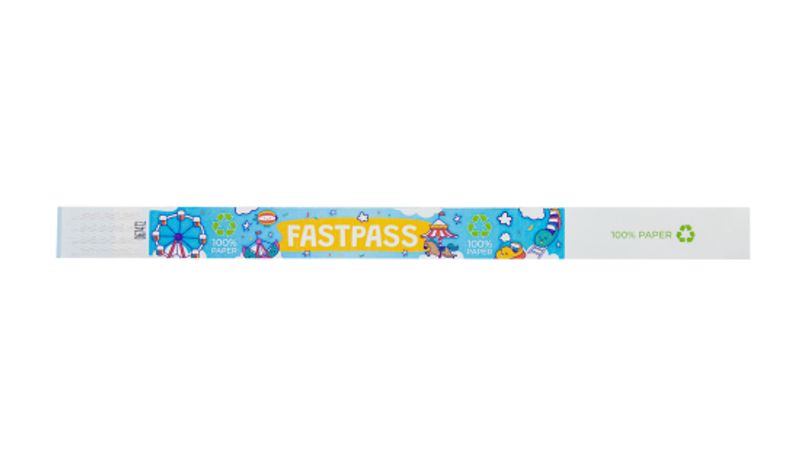 Billettarmbånd av papir (min 100 stk)