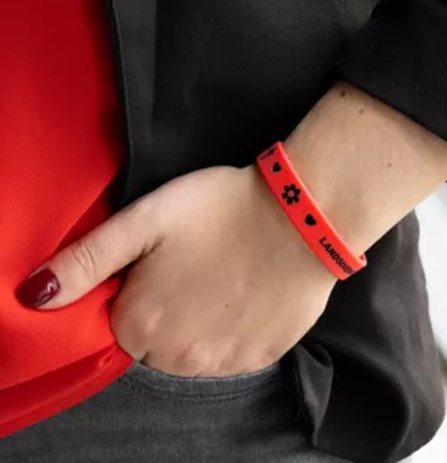 Hovedbilde Armbånd silikon med trykk ...